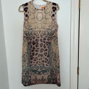 Animal pattern dress